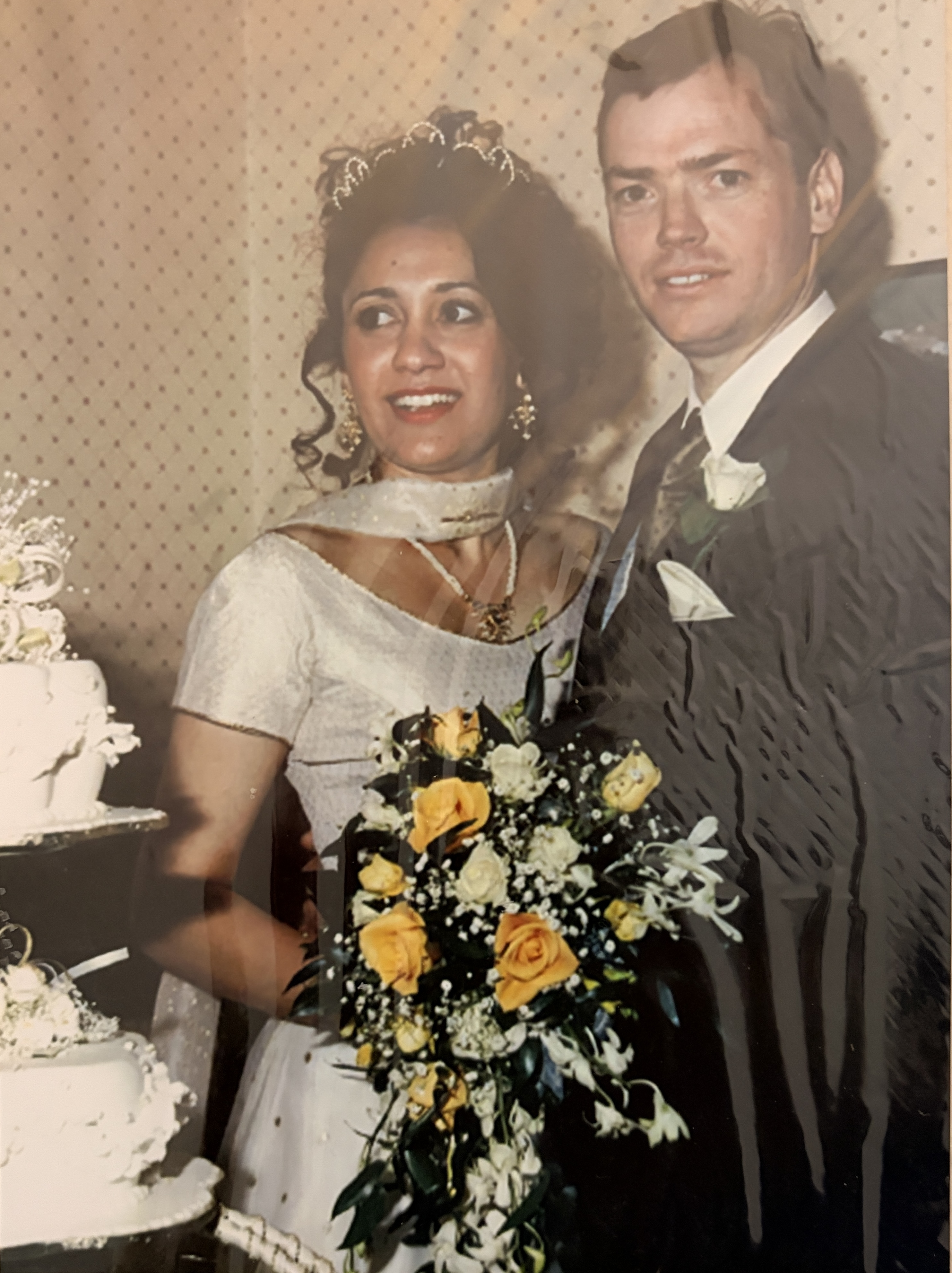 Appy and Peter at their wedding